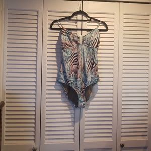 Cruise wear animal tropical swimwear
